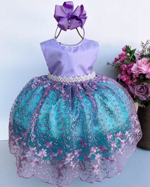 Vestido Infantil Enjoy Bebê Temático Sereia – Mar