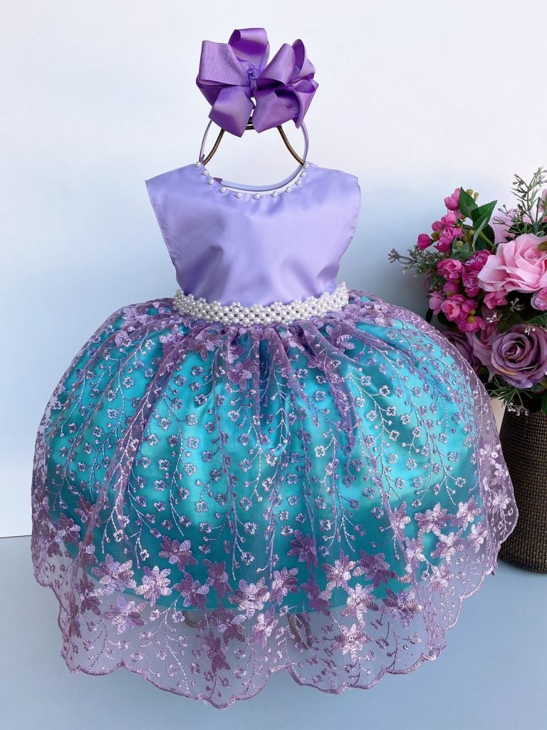 Vestido Infantil Enjoy Bebê Temático Sereia – Mar