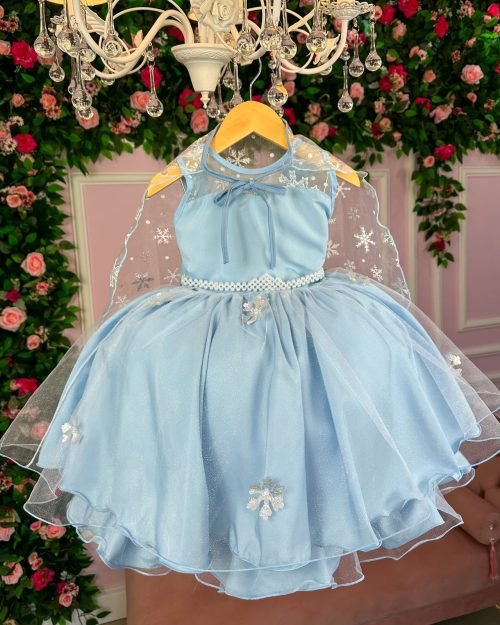 Vestido Juvenil Lig Lig Temático Frozen