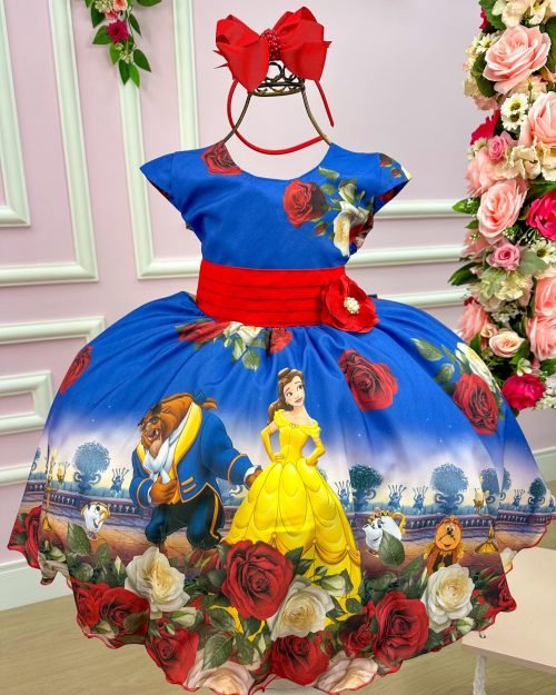 Vestido Temáticos da Gigi A Bela e a Fera