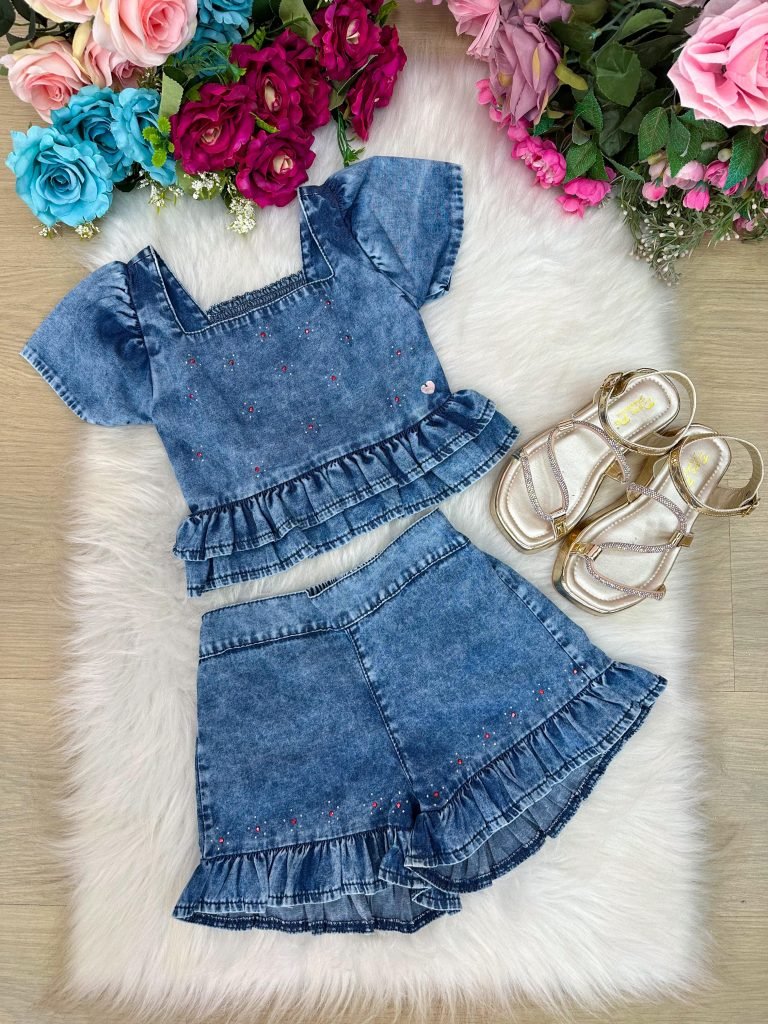 Conjunto Blogueirinha Lory Jeans