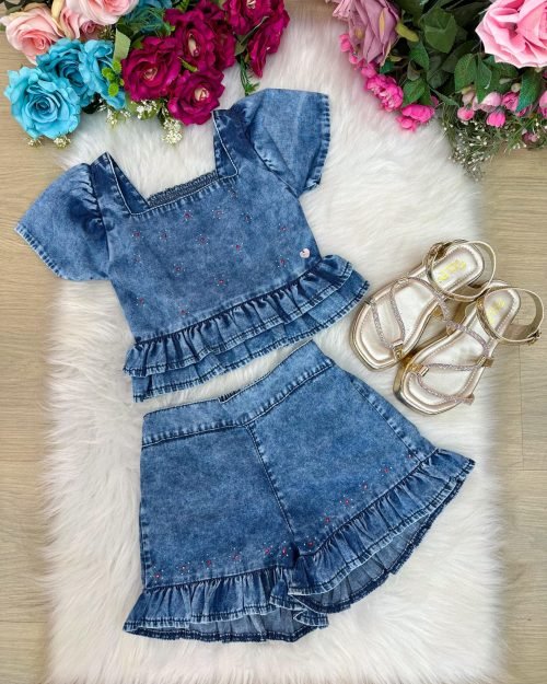 Conjunto Blogueirinha Lory Jeans