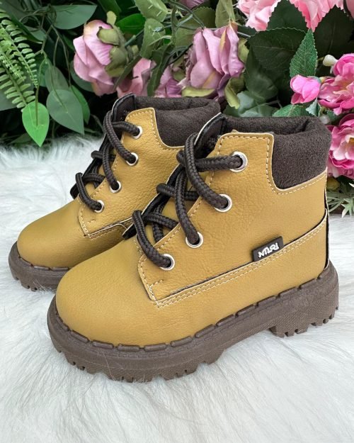 Bota/Coturno Masculina Nilqi Mostarda