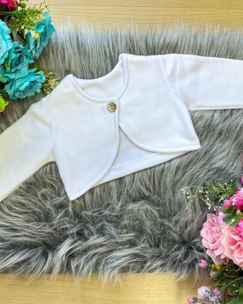 Casaco Bolero Soft Sofia Branco